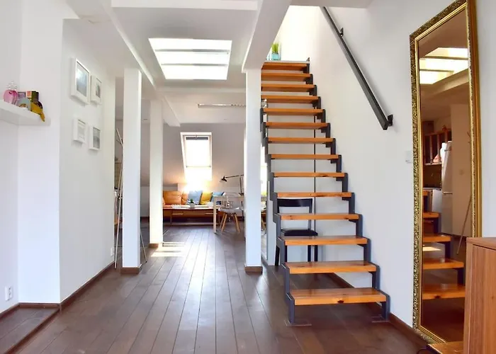 Apartmán Lux Duplex Rooftop Loft With An Amazing Terrace & Cinema